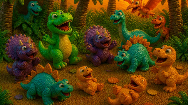 Scene 47 - Dino Stomp Dance