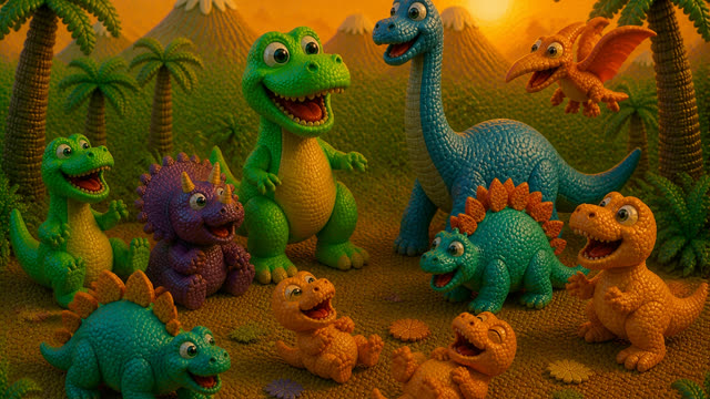 Scene 48 - Dino Stomp Dance