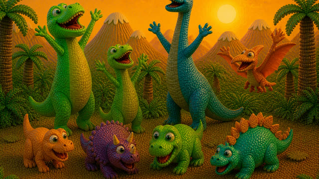 Scene 52 - Dino Stomp Dance