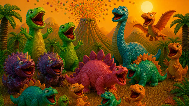 Scene 55 - Dino Stomp Dance