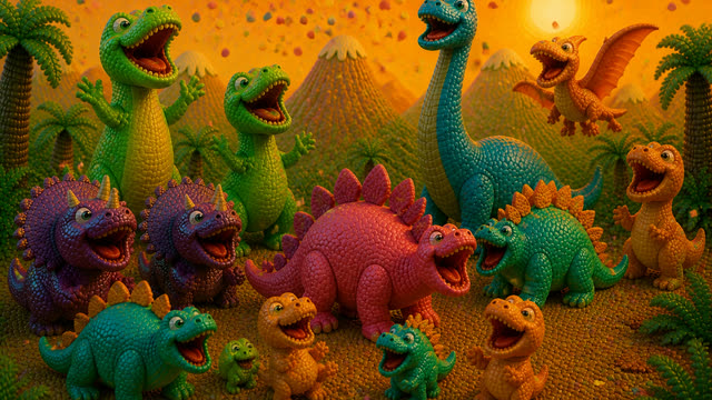 Scene 56 - Dino Stomp Dance