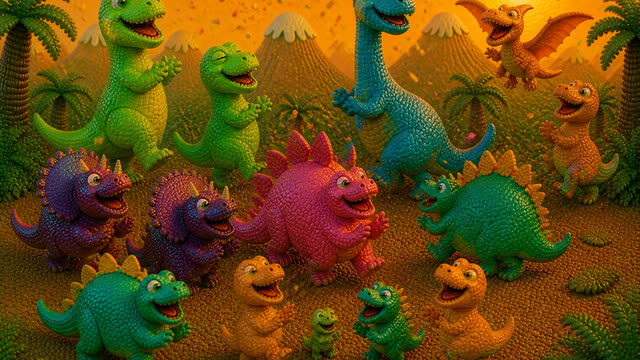 Scene 58 - Dino Stomp Dance