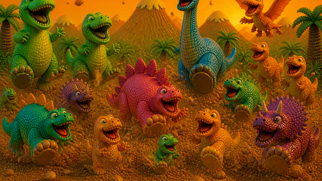 Scene 59 - Dino Stomp Dance