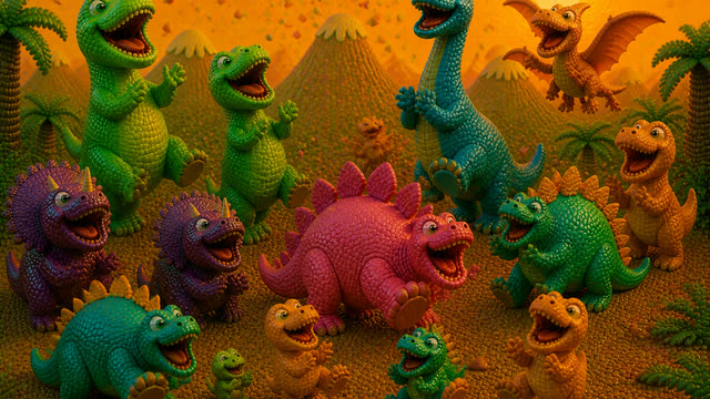 Scene 60 - Dino Stomp Dance
