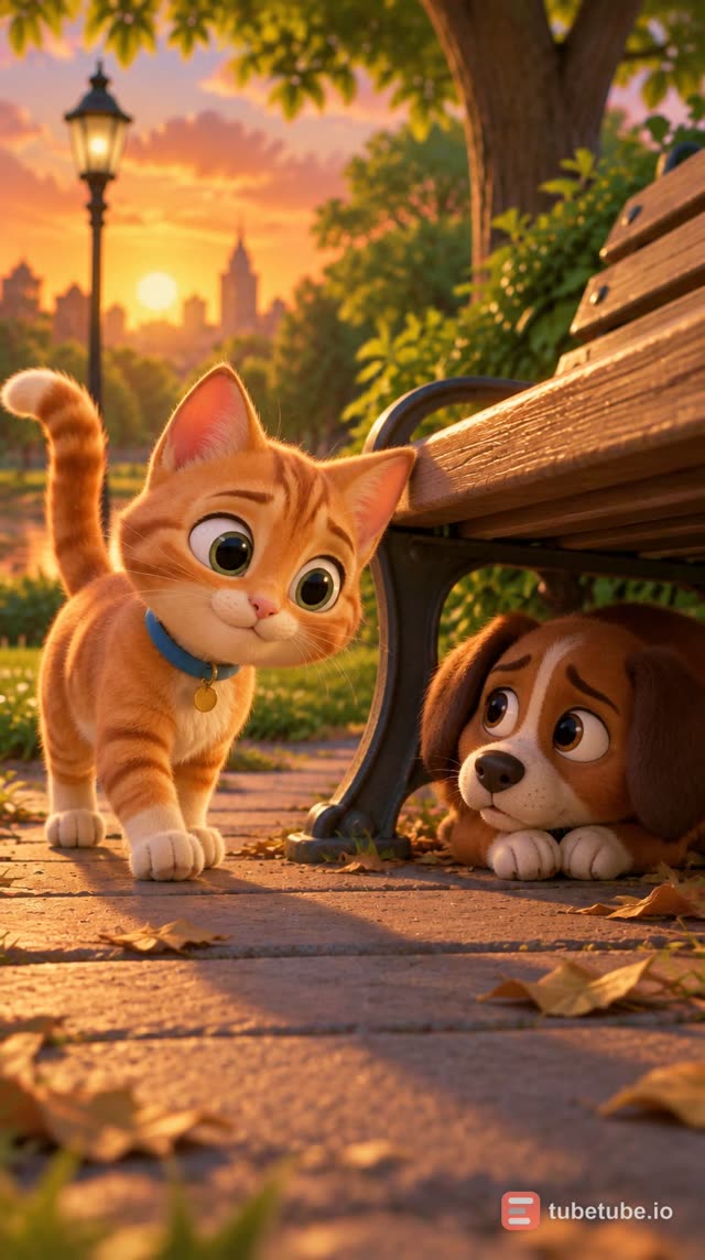 Scene 2 - Il gattino Milo e la luce misteriosa