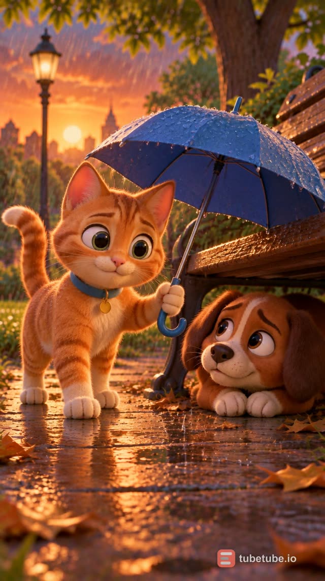Scene 5 - Il gattino Milo e la luce misteriosa