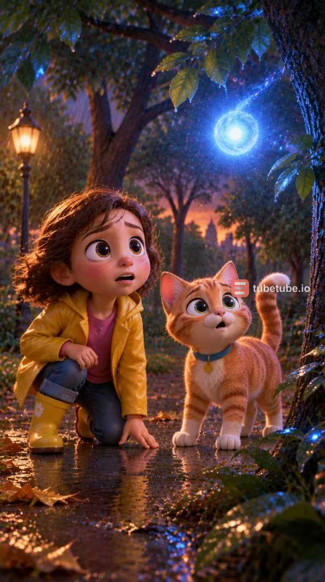 Scene 9 - Il gattino Milo e la luce misteriosa