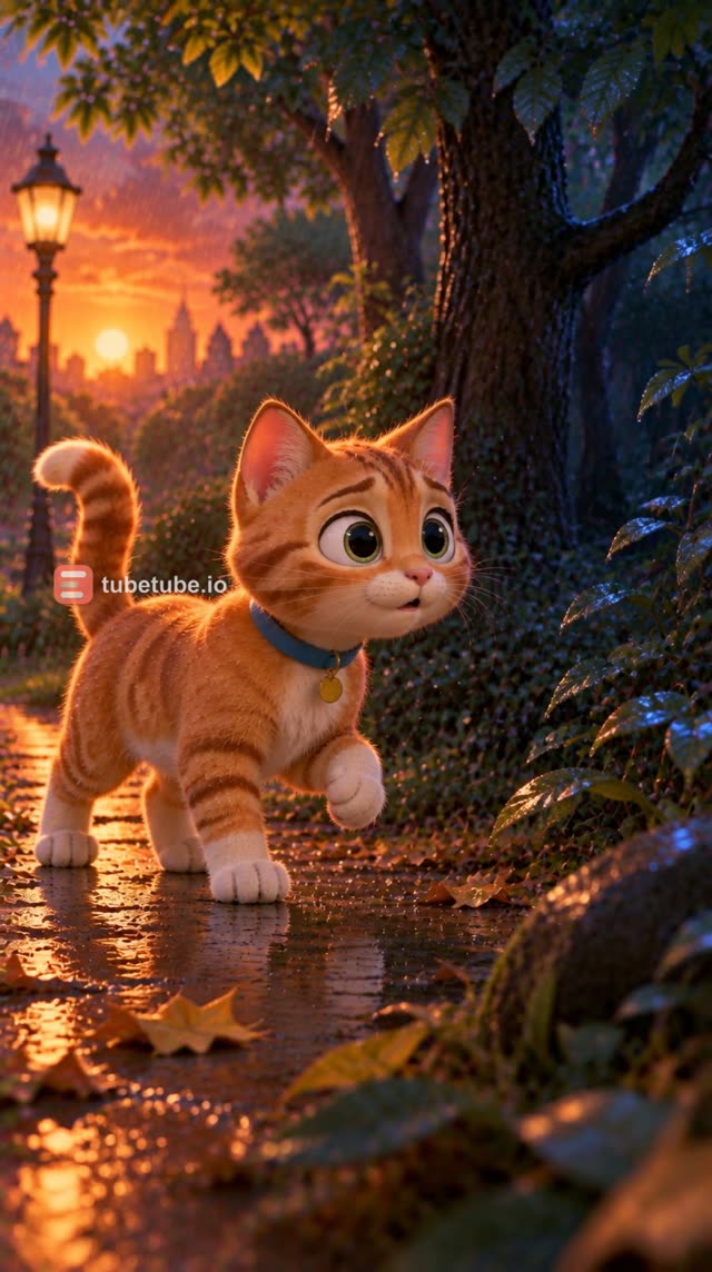 Scene 10 - Il gattino Milo e la luce misteriosa
