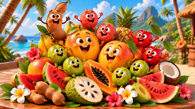 Scene 19 - FRUITS DES ANTILLES