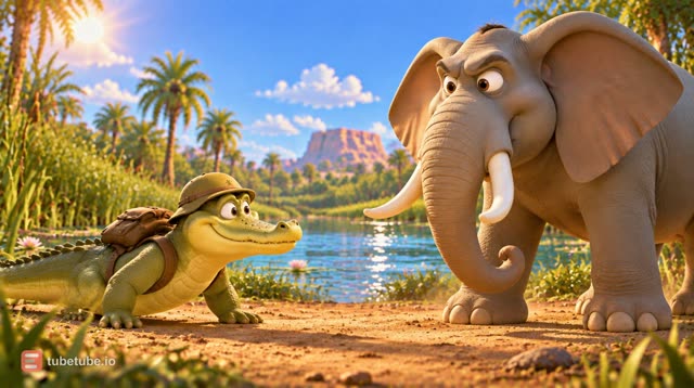 Scene 13 - Ah les crocodiles