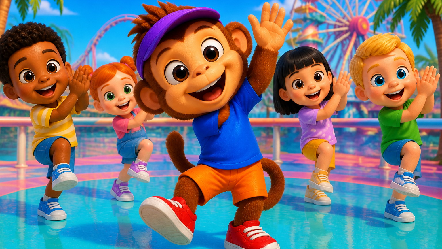 Jumbi Kids - The monkey song