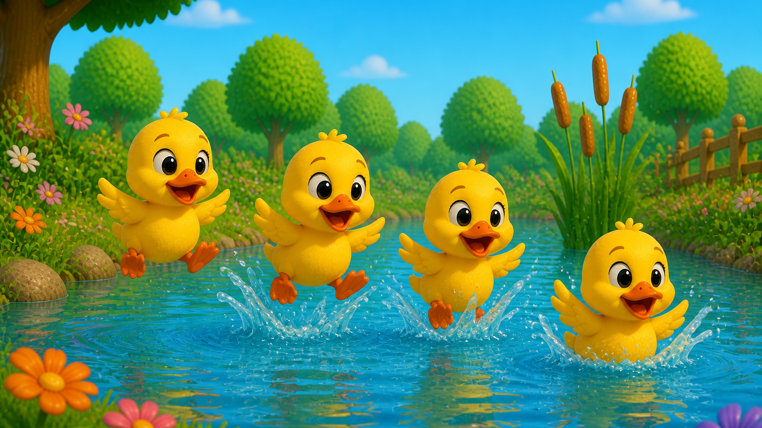 Five Little Ducklings 🐥