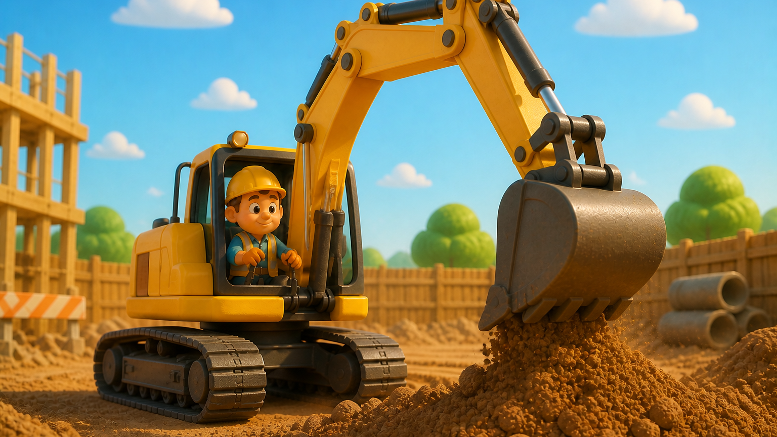 Milo's Big Excavator Song
