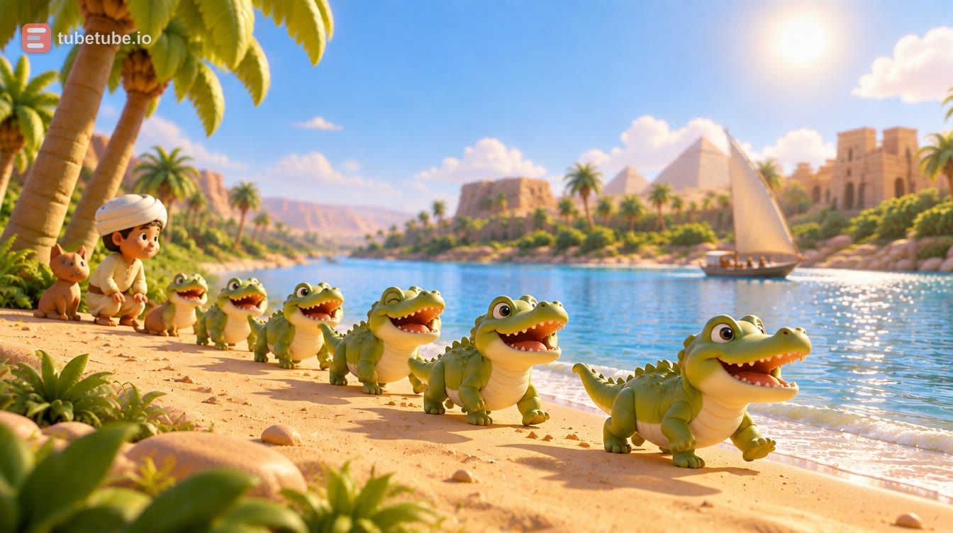 Scene 6 - Oh The Little Crocodiles