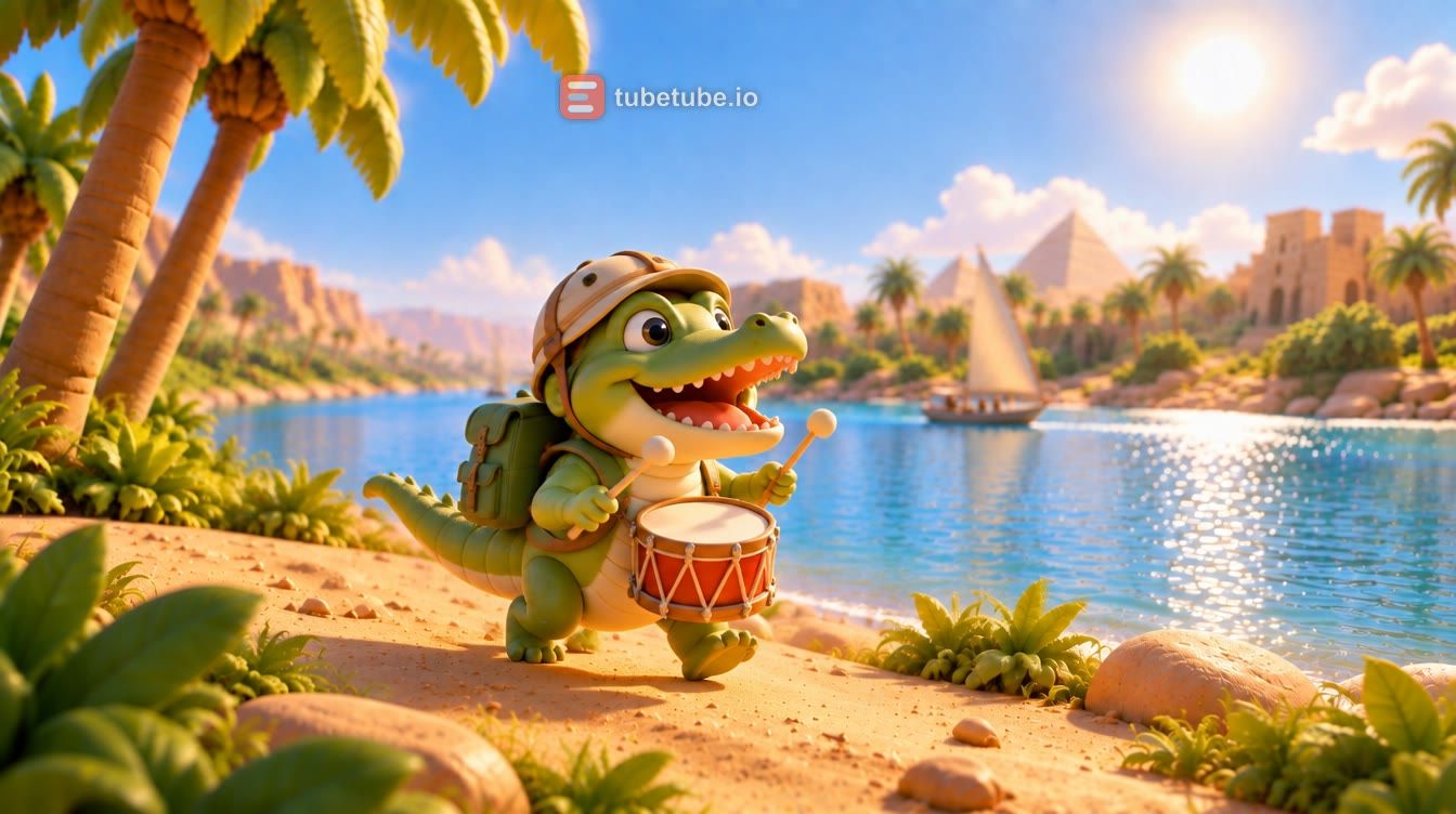 Scene 9 - Oh The Little Crocodiles