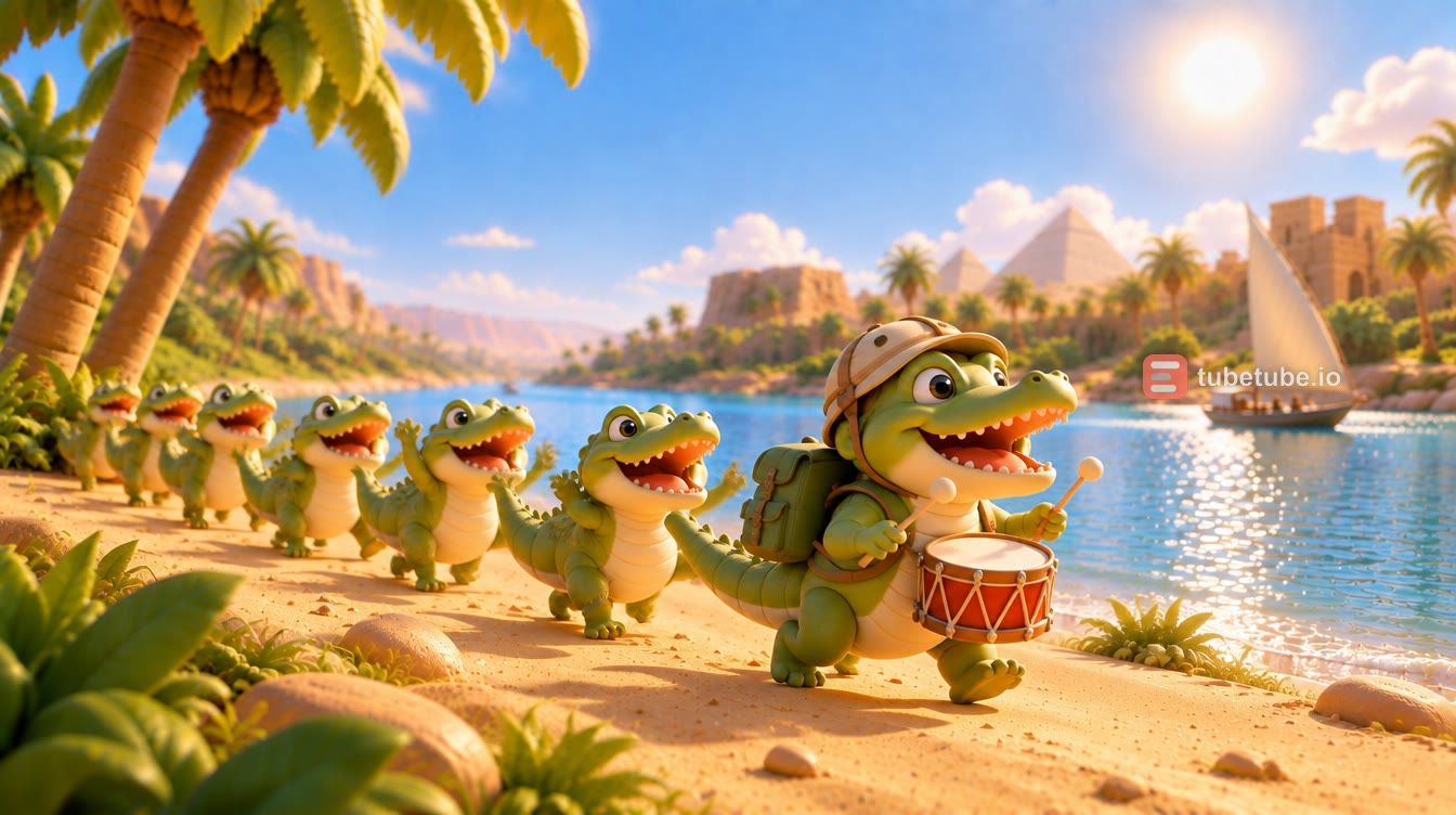 Scene 10 - Oh The Little Crocodiles
