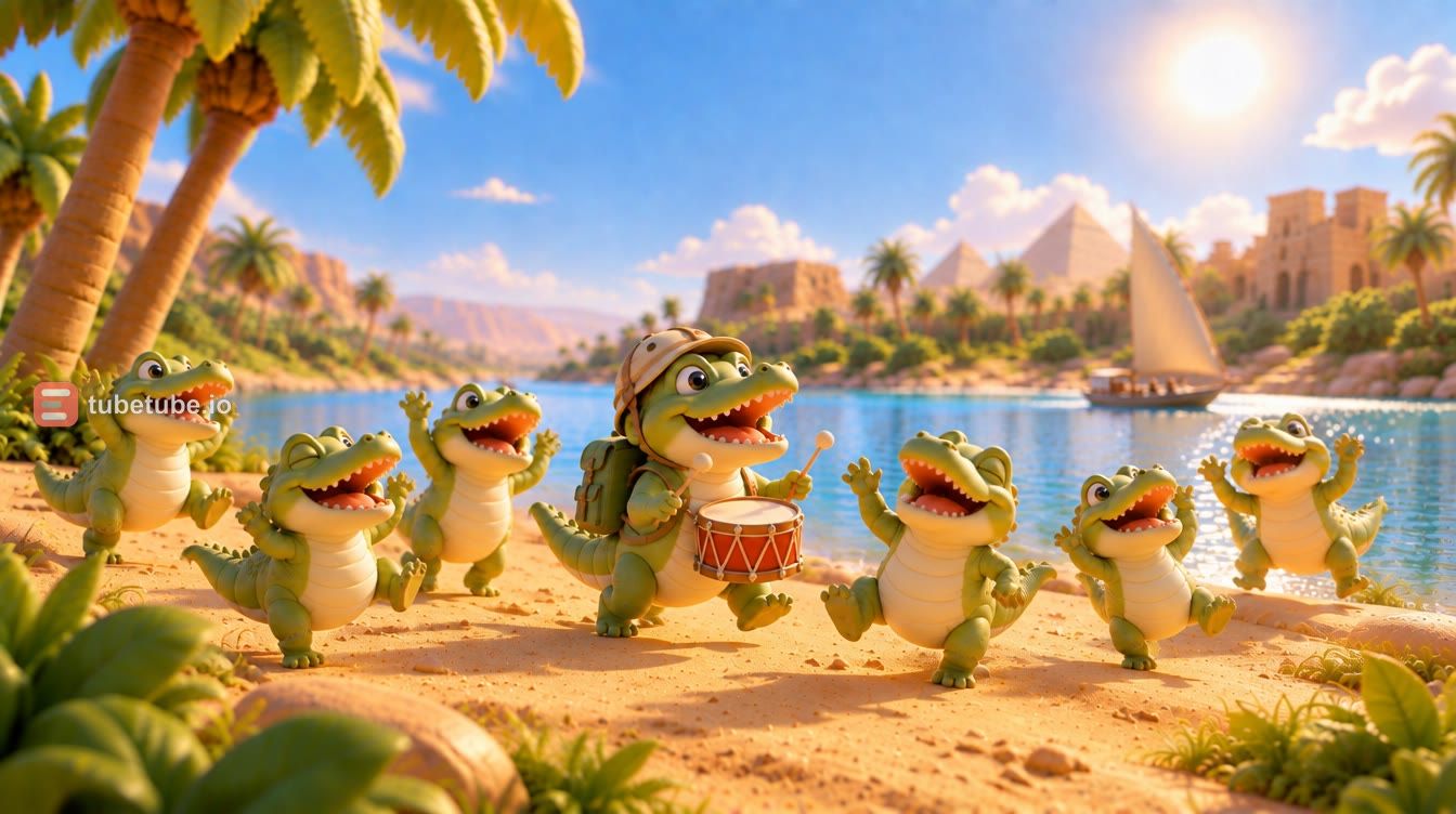 Scene 11 - Oh The Little Crocodiles
