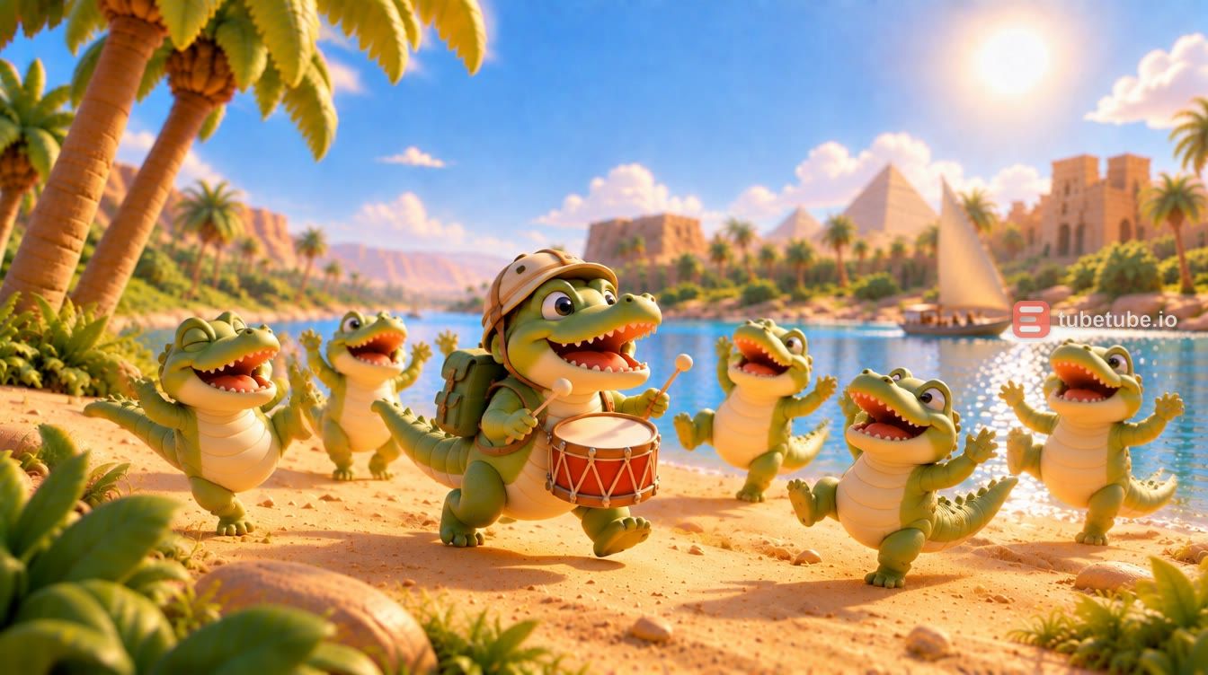 Scene 12 - Oh The Little Crocodiles