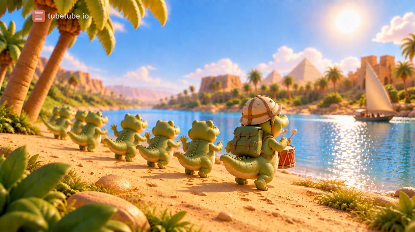 Scene 13 - Oh The Little Crocodiles