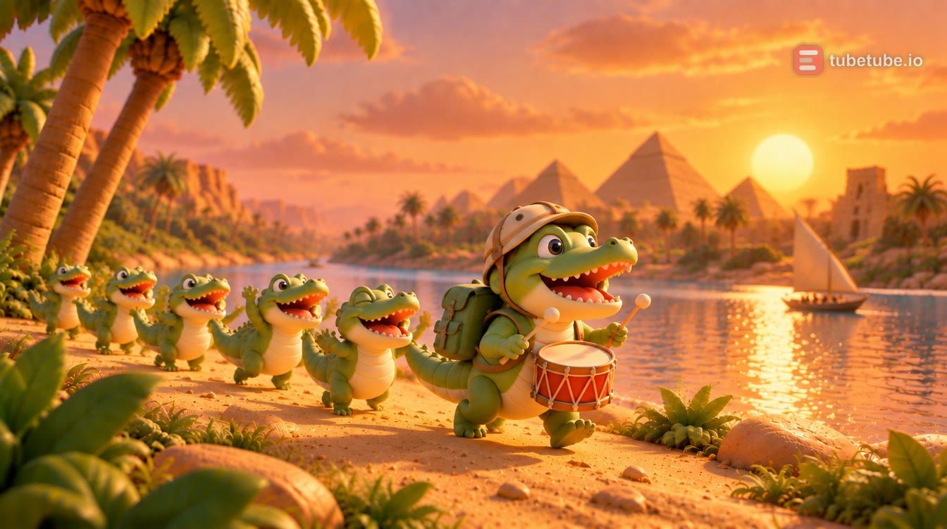 Scene 14 - Oh The Little Crocodiles