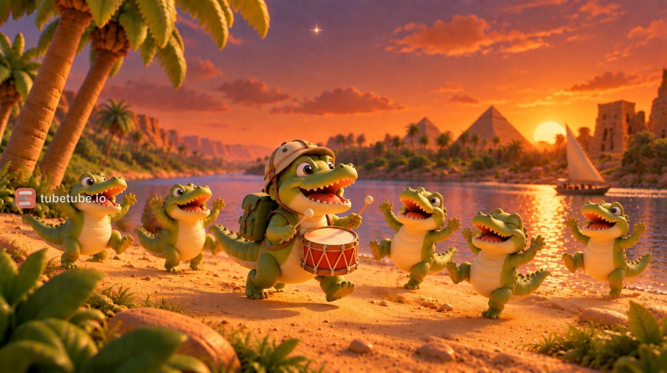 Scene 15 - Oh The Little Crocodiles