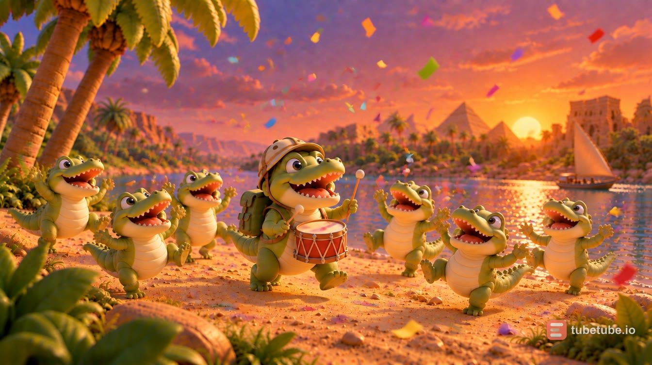Scene 16 - Oh The Little Crocodiles