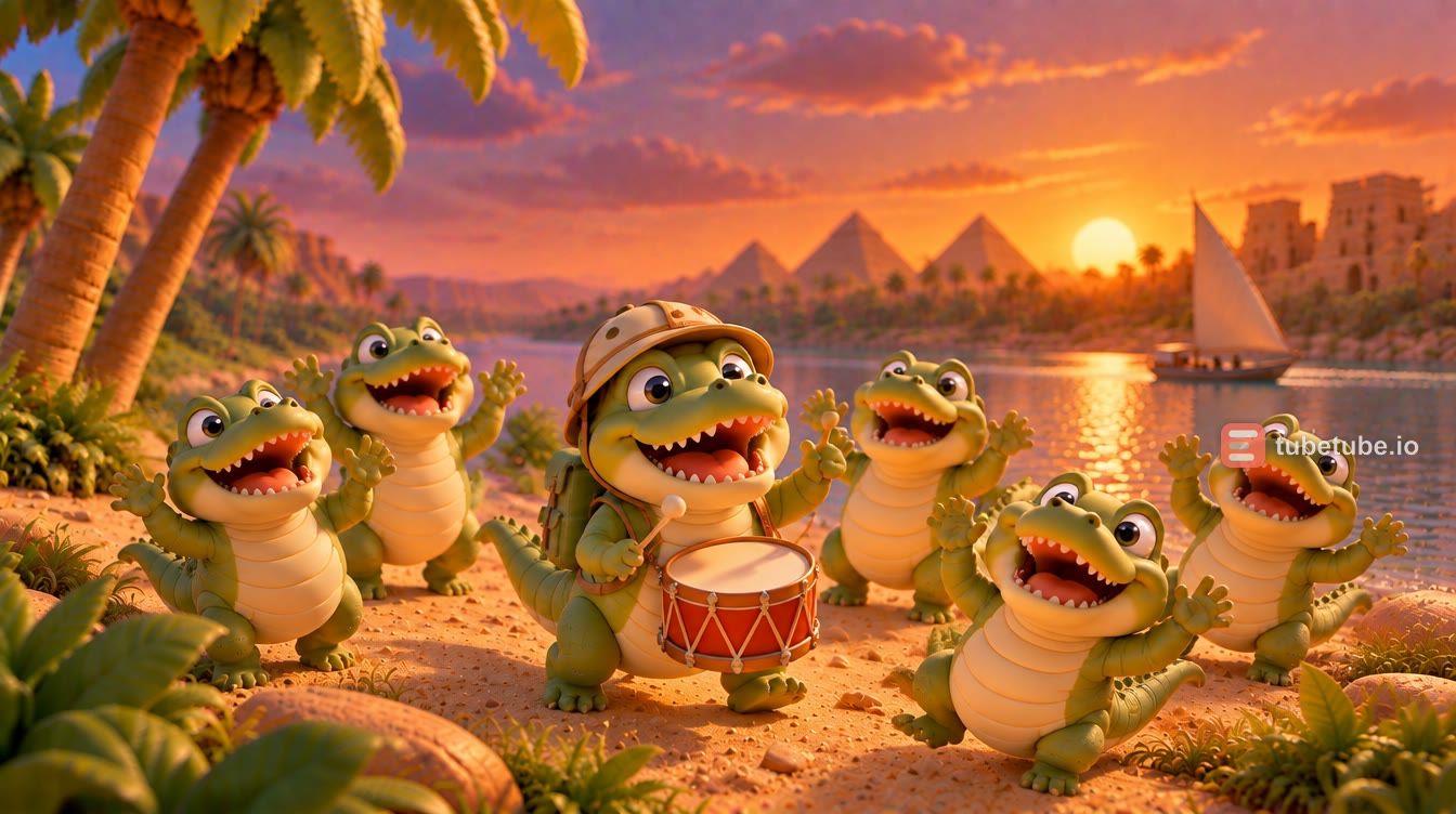 Scene 17 - Oh The Little Crocodiles
