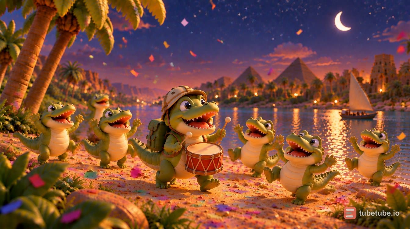 Scene 18 - Oh The Little Crocodiles