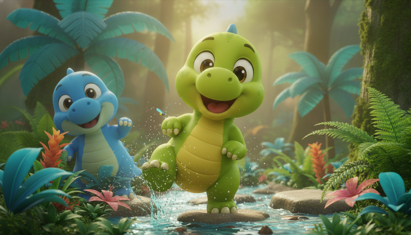 Stomp and Count the Dinosaurs