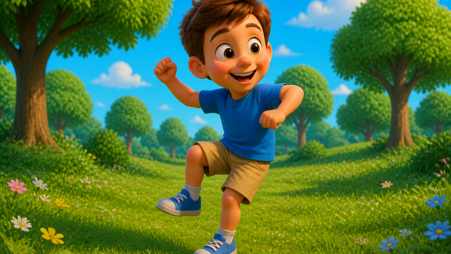 Boy playing