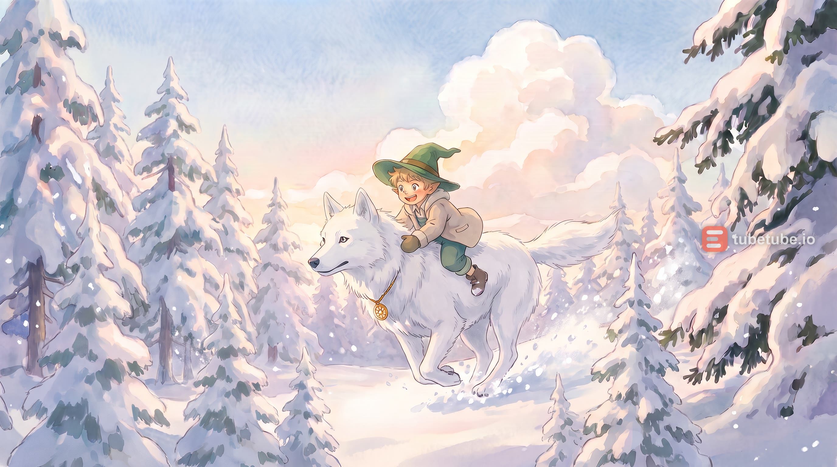 Le loup des neiges