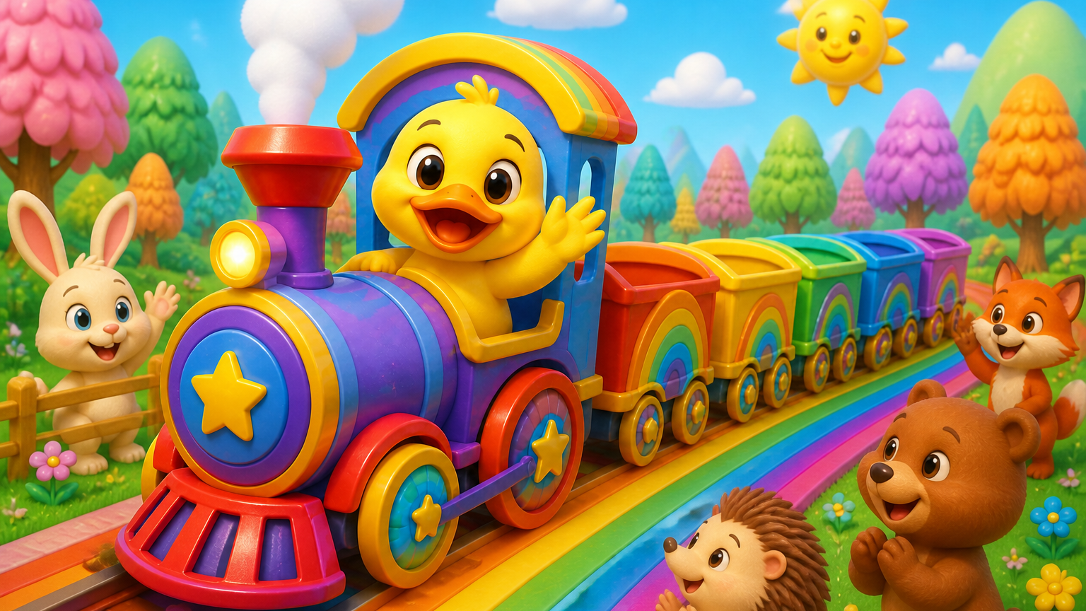 Zuzu’s Rainbow Train Color Song