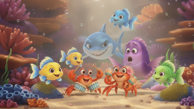 Fünf kleine Fische