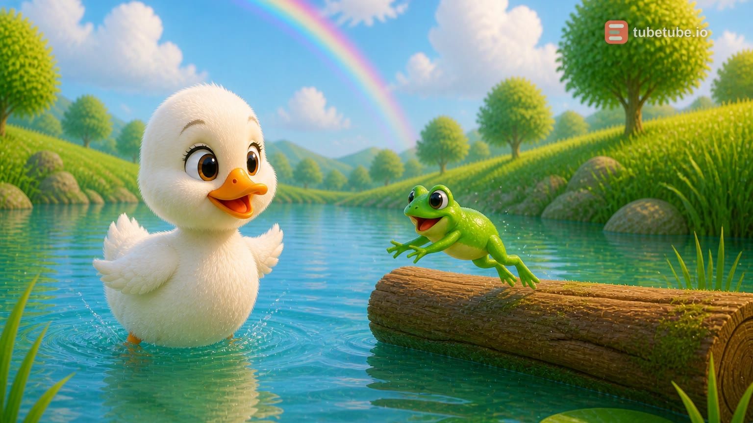 Five Little Rainbow Ducks