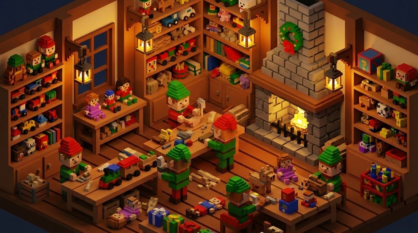 L'atelier magique du Père Noël