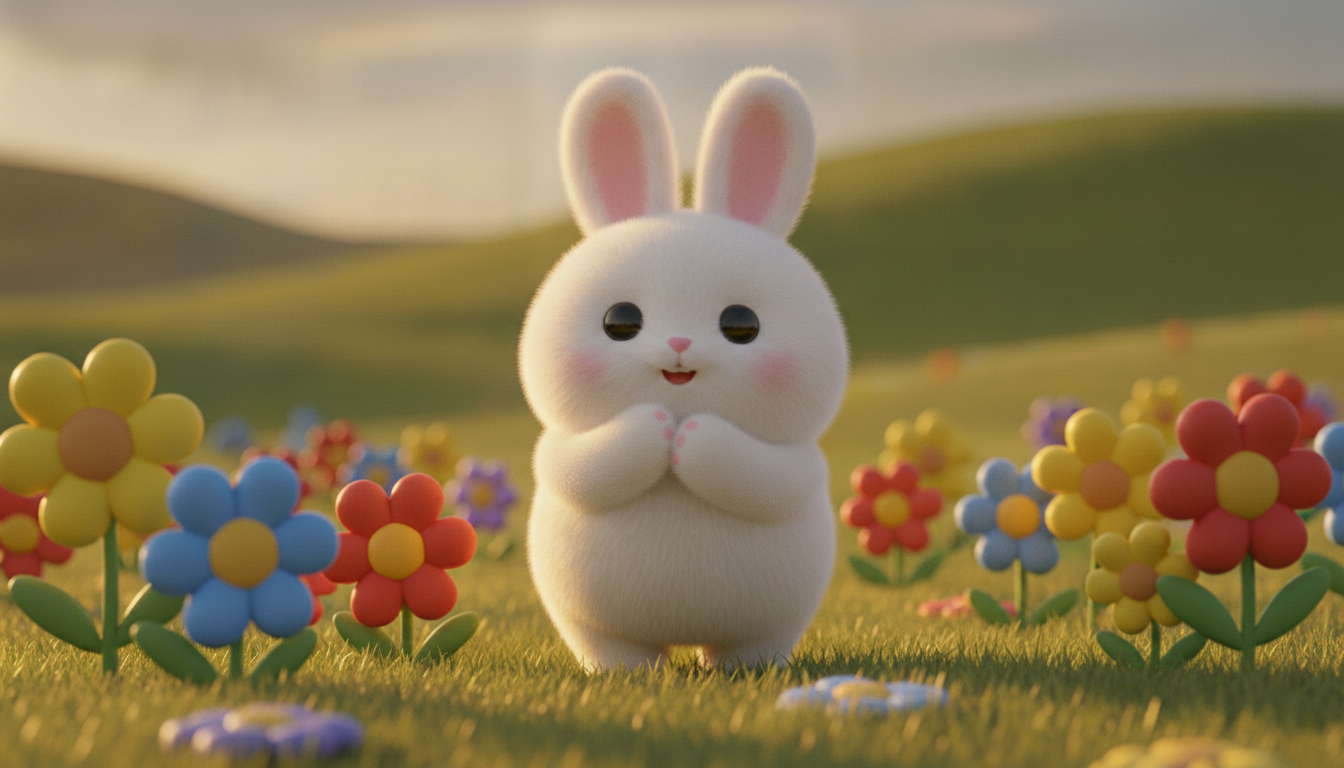 Hello, Little Bunny! 🐰 | Fun English Song for Kids | Preschool Nursery Rhyme