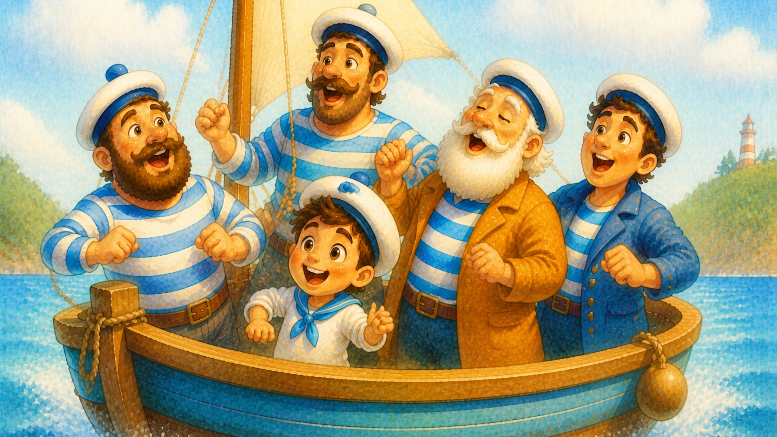 Petit bateau sur l'eau