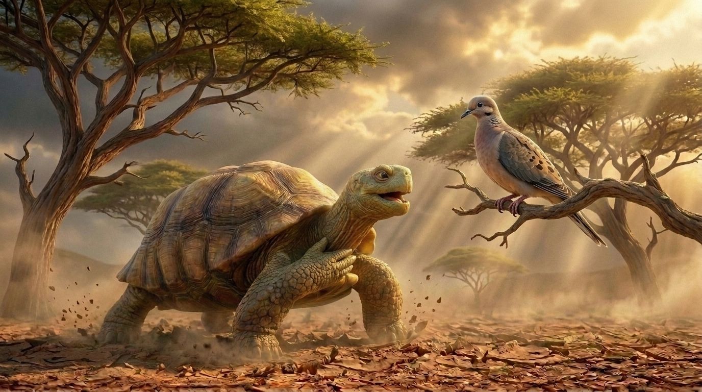 Pourquoi la Tortue a la Carapace Fissurée